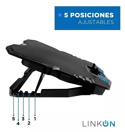 Base Cooler Enfriador Notebook 5 Laptop