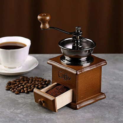 Molino de café manual madera