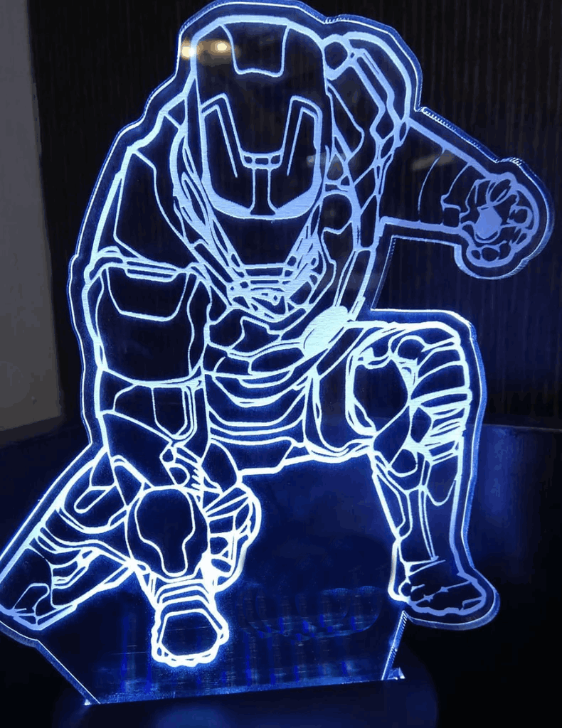 Lampara 3D Iron Man