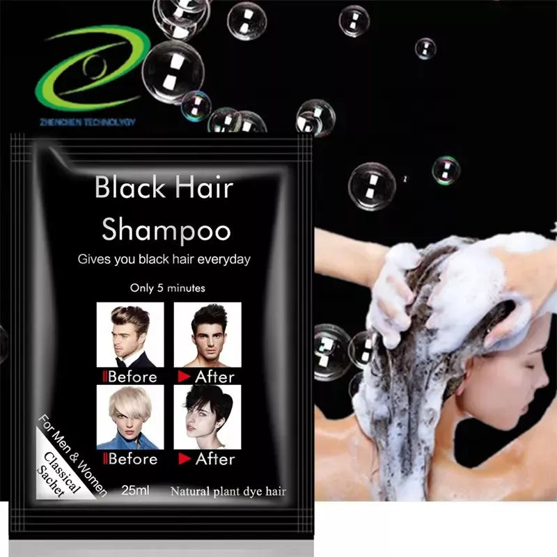 Shampoo Colorante Canas Negro DISAAR